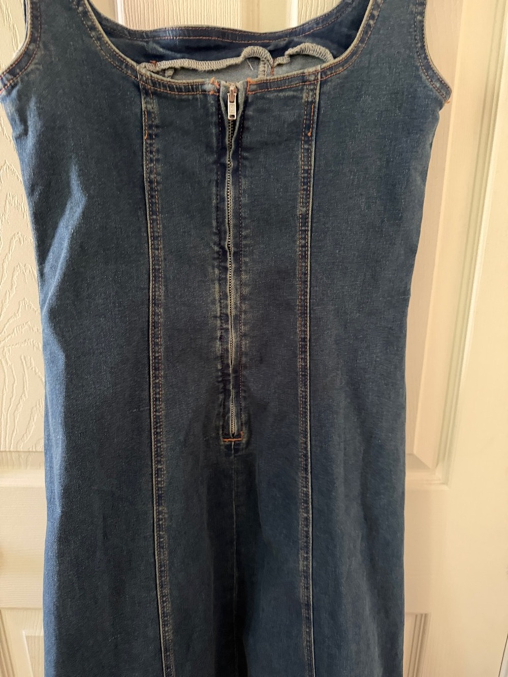 Cider Dark Denim Midi Dress - Picture 8 of 8